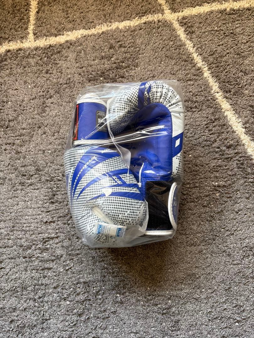 TWINS ボクシンググローブ 12oz 青/銀しみしみ