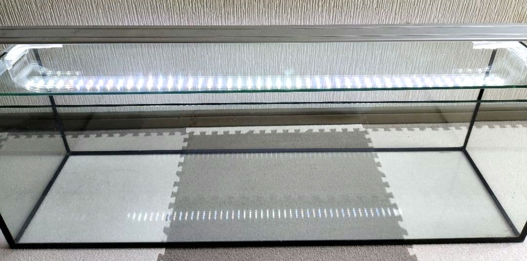 ガラス水槽　外部フィルター　LED照明 　ろ材　セット　水槽セット