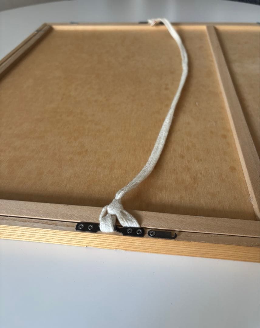 ポスター オークフレーム付き