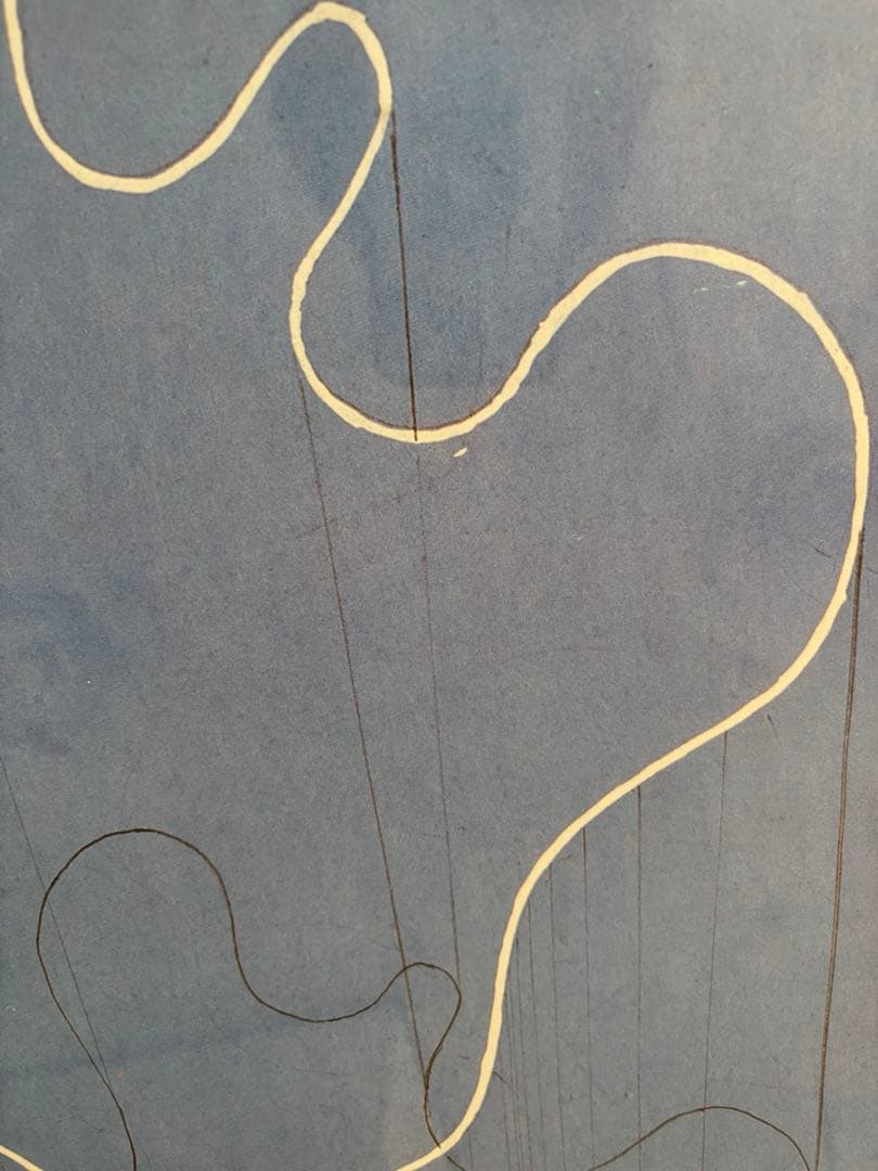 ポスター オークフレーム付き