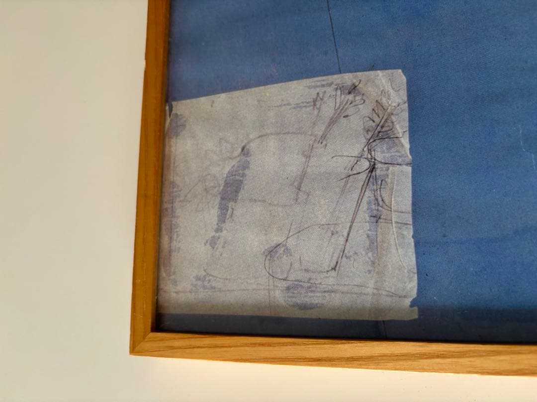 ポスター オークフレーム付き