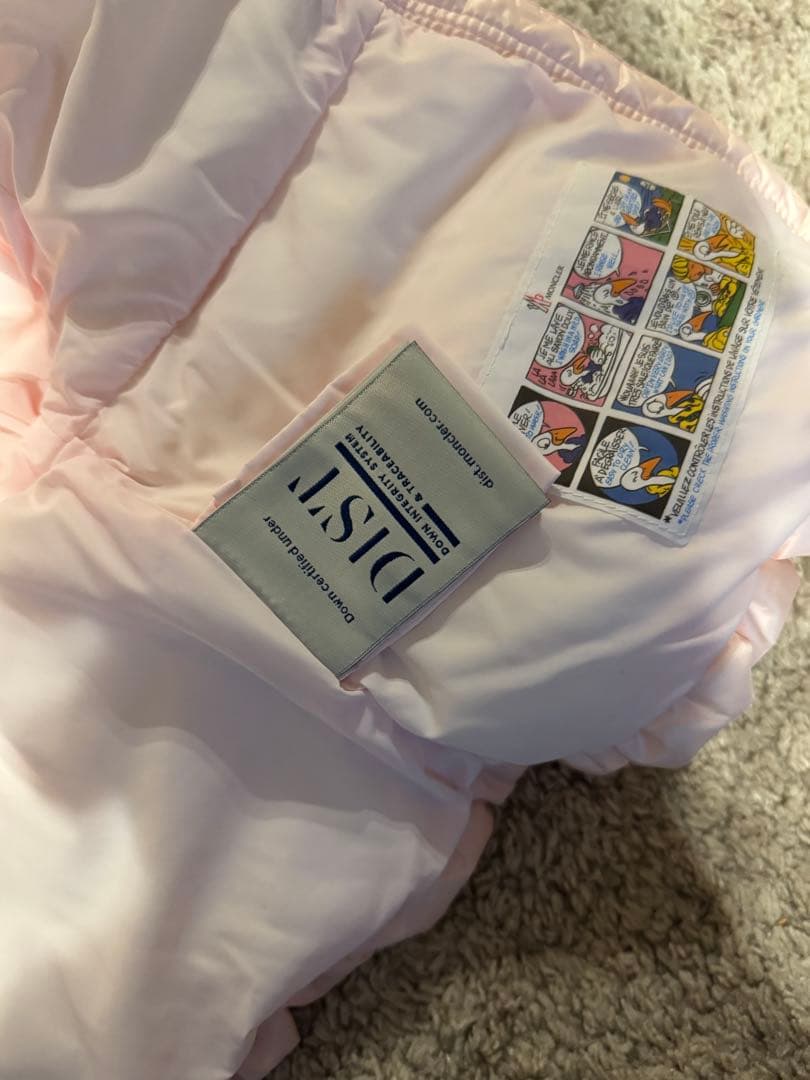 美品　MONCLER フード付きダウンジャケット ピンク　試着のみ　12/18M