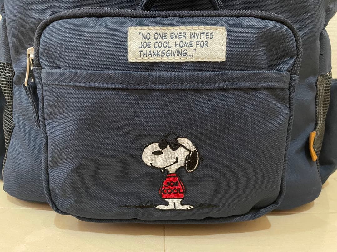 ペットパラダイス スヌーピー ハグ＆リュック キャリーバッグ ネイビー 小型犬