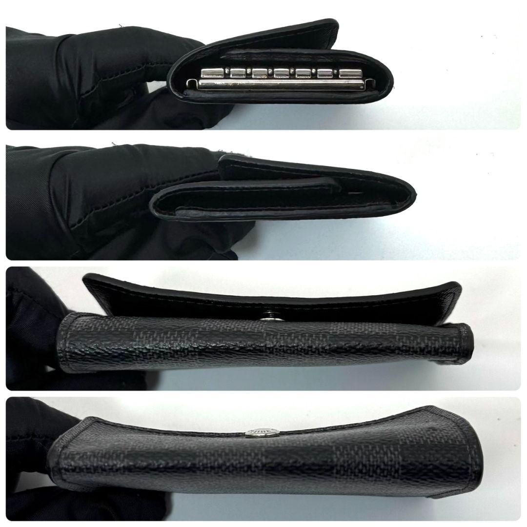 良品 ルイヴィトン ダミエグラフィット ミュルティクレ6 キーケース 鍵 6連