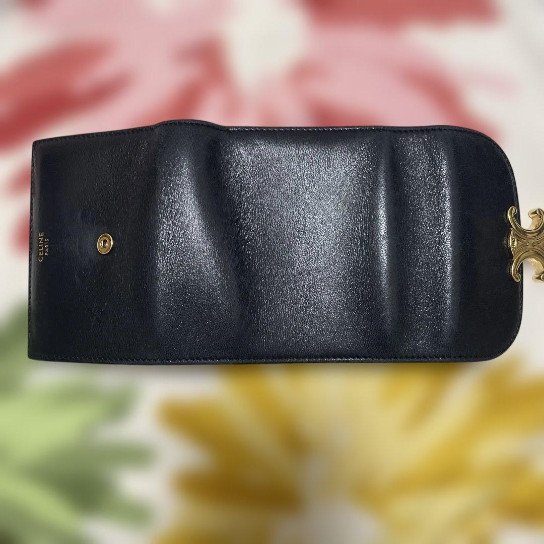 セリーヌ CELINE スモール フラップウォレット トリオンフ 二つ折り財布