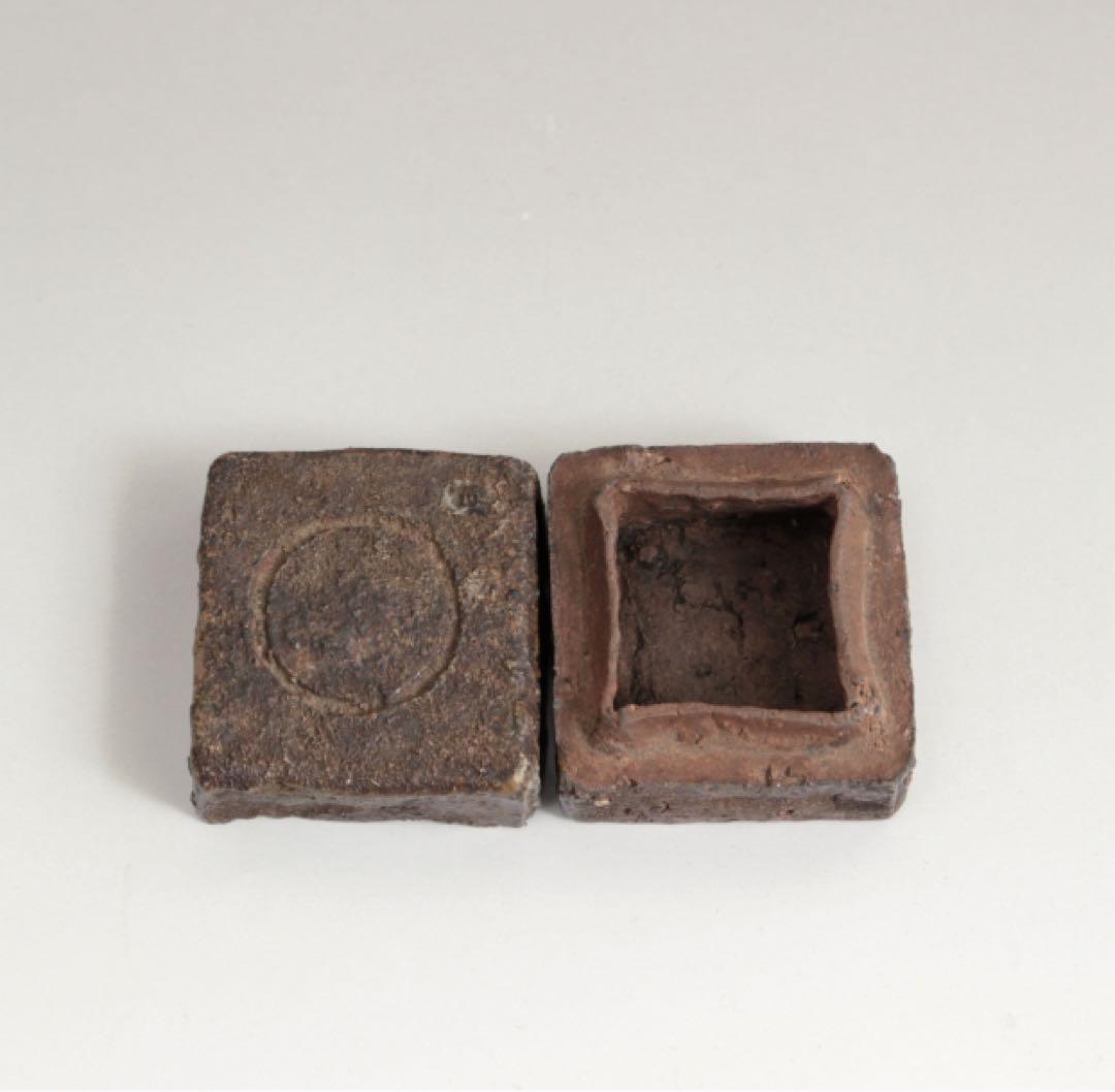 伊賀 切餅 香合 茶道具 茶室 古美術 古道具 アンティーク