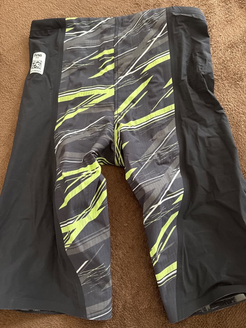 競泳水着　ミズノ GX Sサイズ 黒/蛍光イエロー