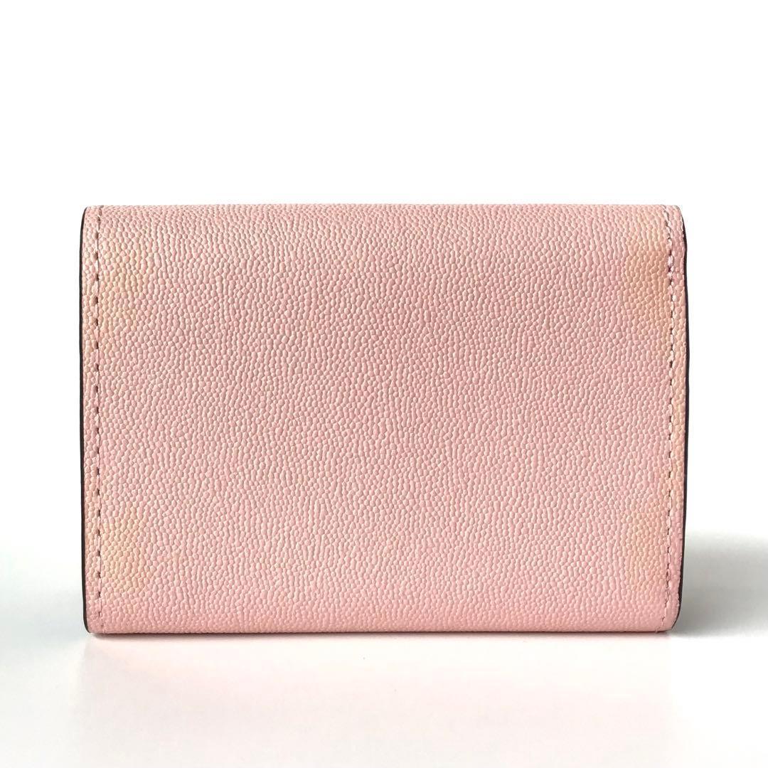 【新品】ポールスミス✨カラーブロック ３つ折り財布 キャメル ミニ財布 折財布