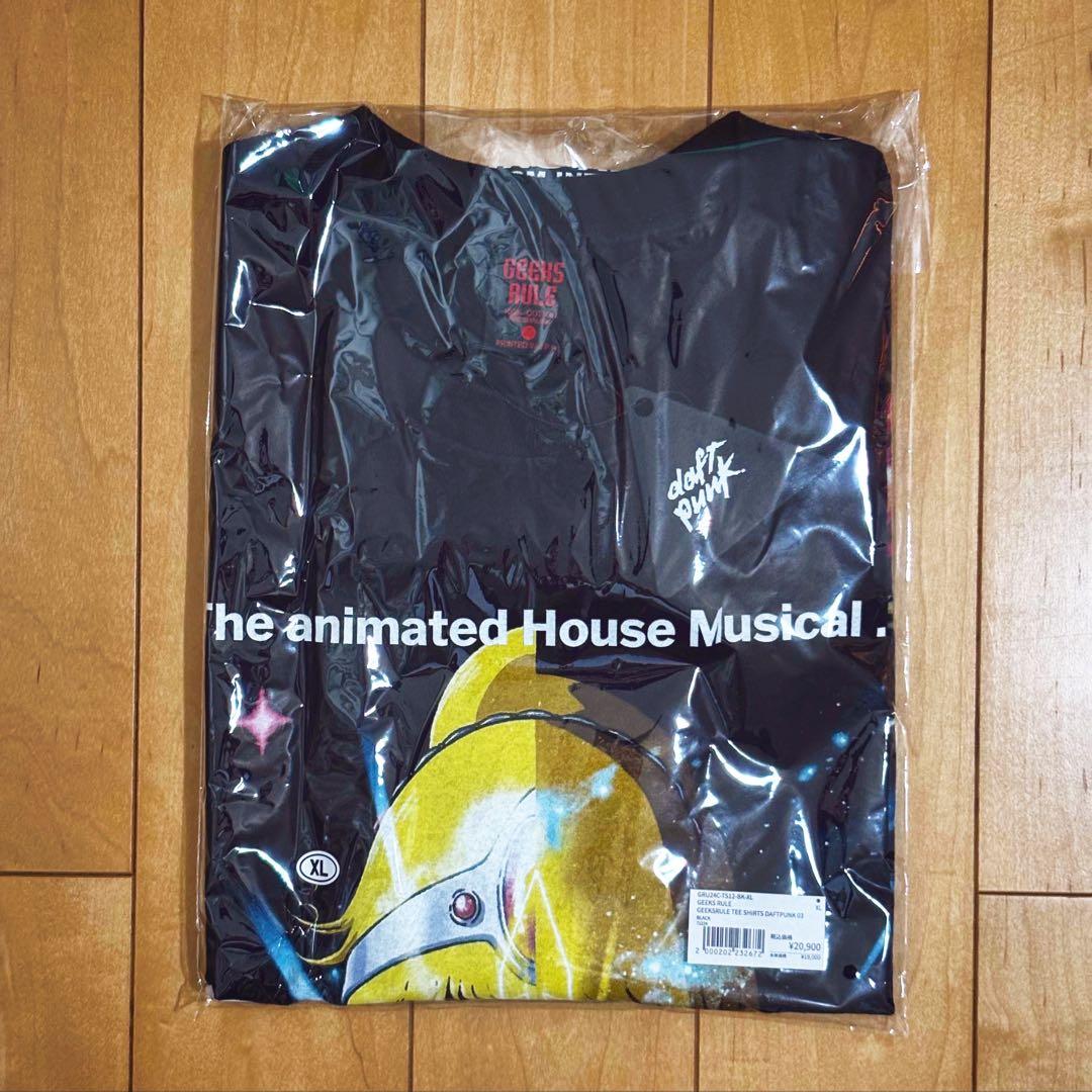 ミュージシャン GEEKSRULE T-SHIRTS DAFTPUNK 03 BLACK XL