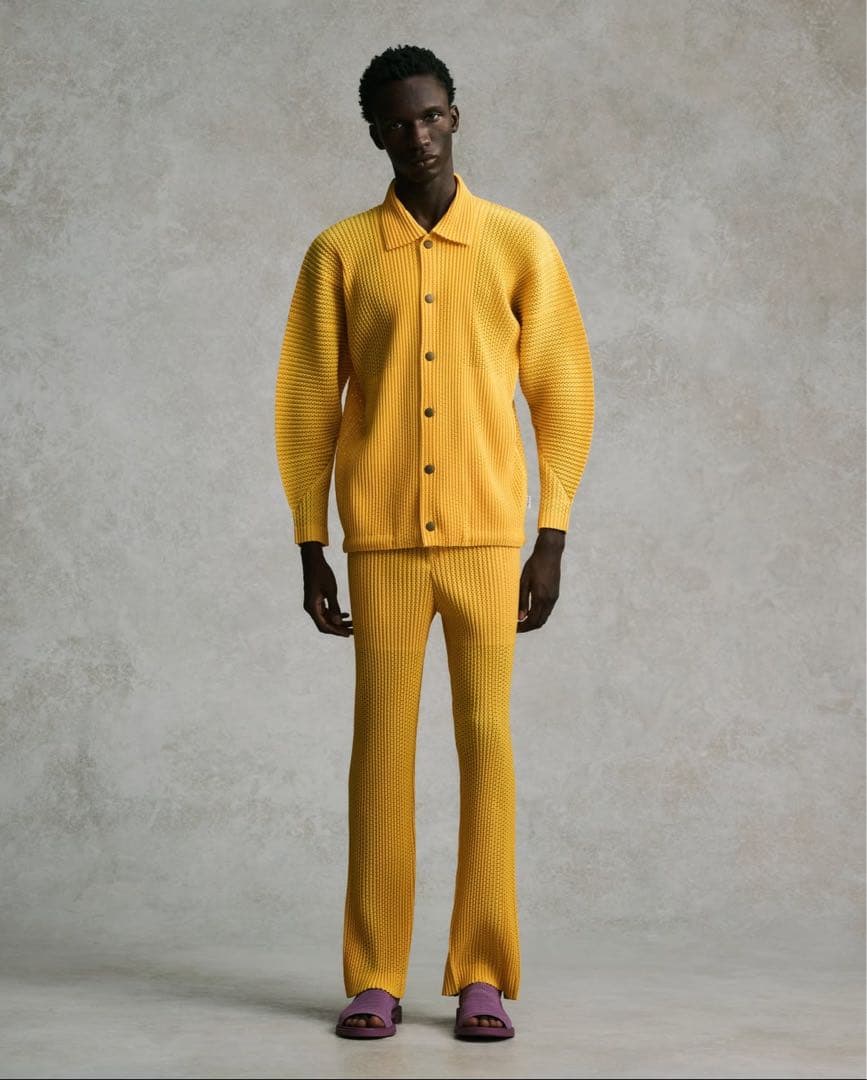 HOMME PLISSÉ ISSEY MIYAKE プリーツメッシュパンツ