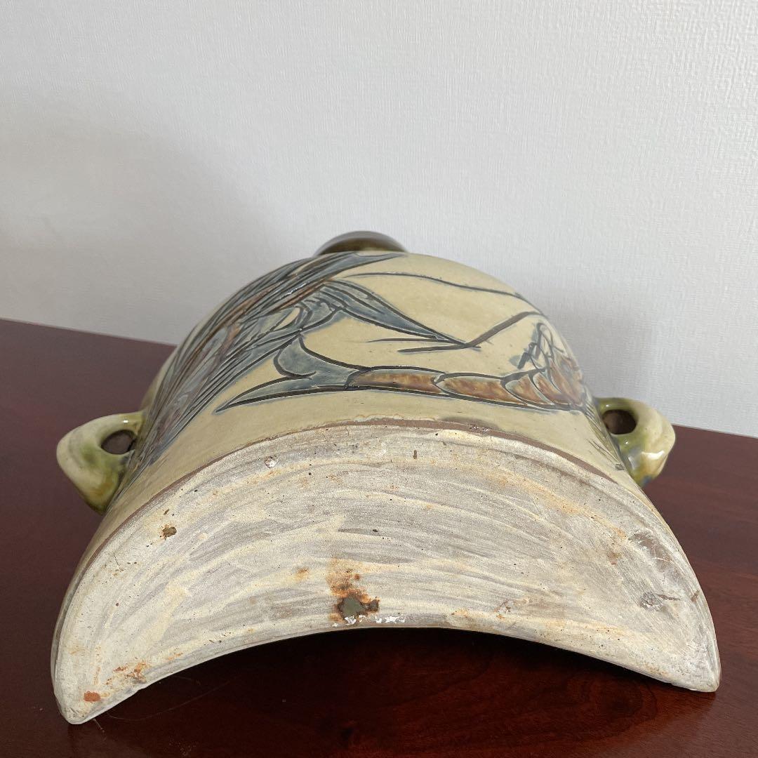 金城次郎　抱瓶　大型サイズ　壺屋焼