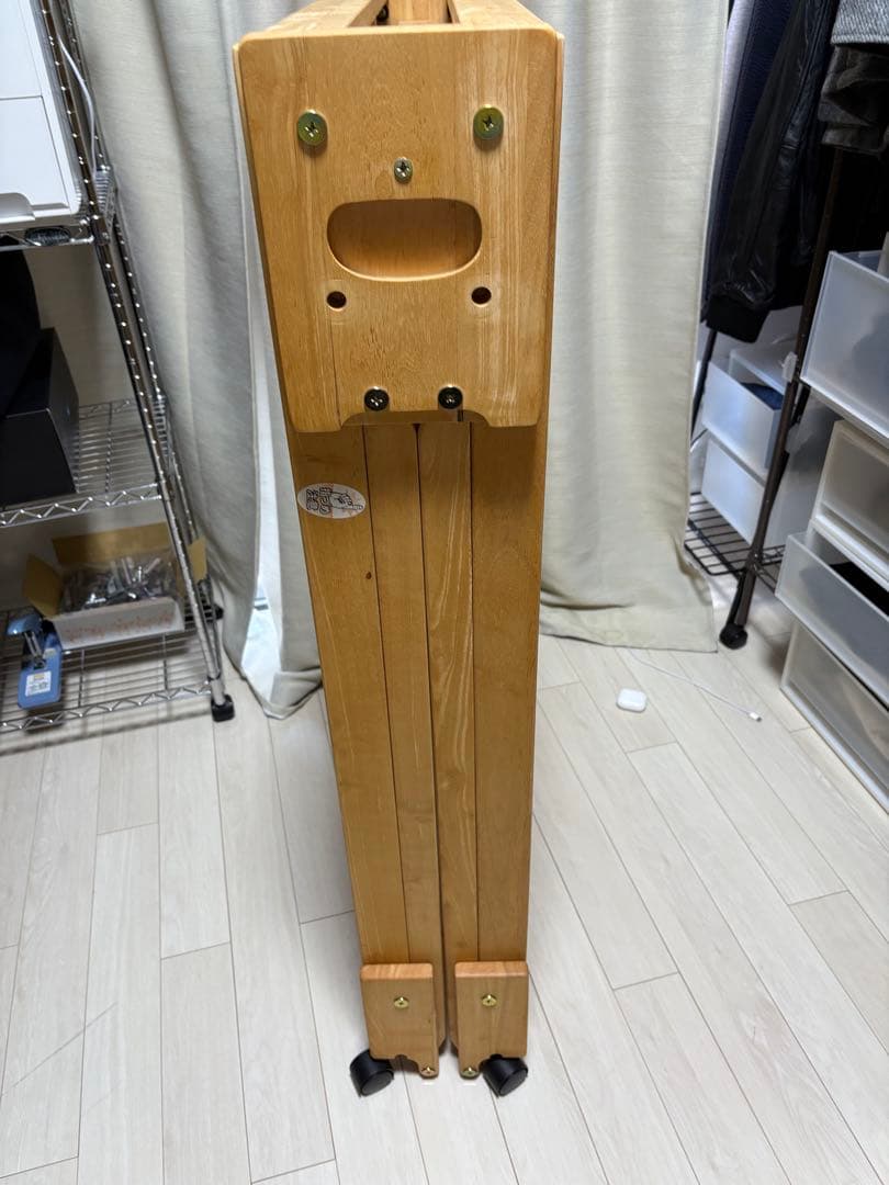 とし。　中居木工　スノコベッド　折りたたみベッド