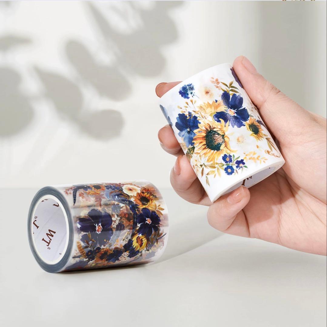 ⭐️SALE⭐️WT《夜的向日葵》海外マスキングテープ マステ 【2713】