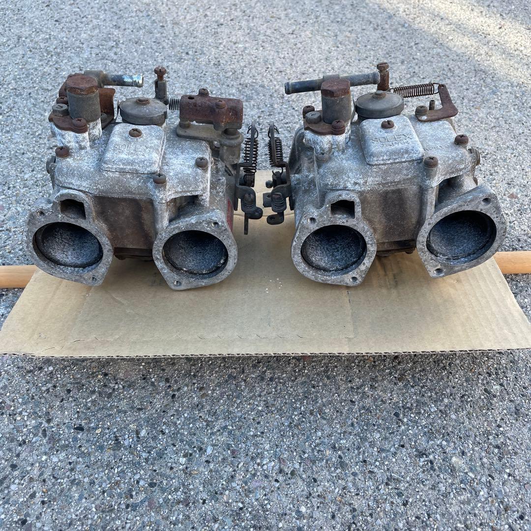 トヨタ純正ソレックス　40パイ　トヨタ2TG用　インマニ