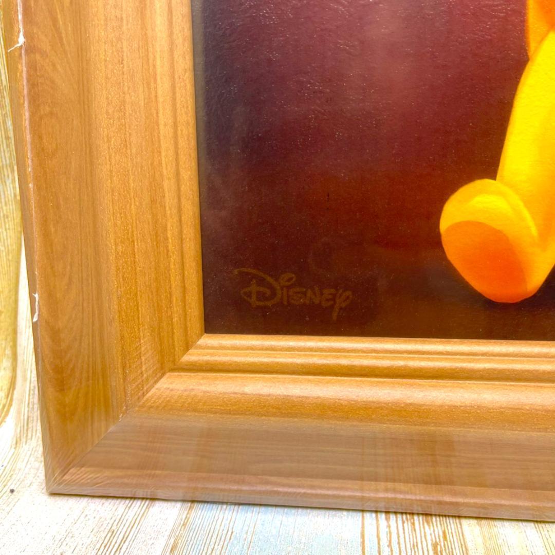 新品★くまのプーさん Winnie the Pooh 油絵風 額縁