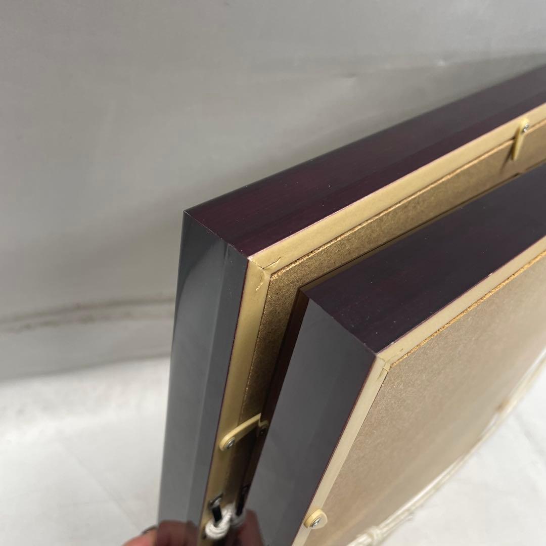 両界曼茶羅　胎蕆界曼荼羅　色紙　額縁付き