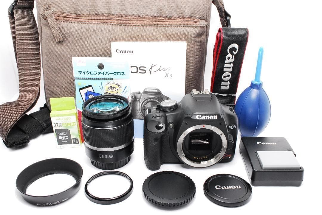 初心者オススメ❣️ Canon EOS Kiss X3✨　レンズセット　手ぶれ補正