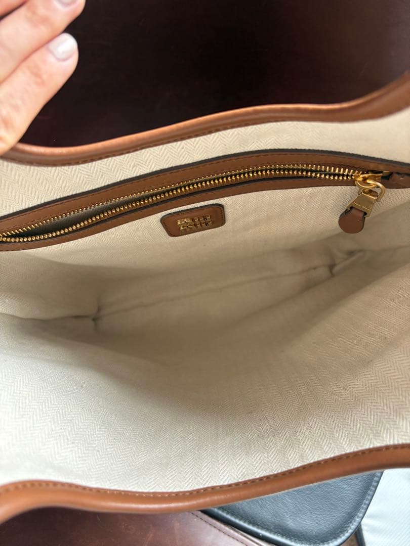 skymiu miu IVY TOTEレザートートバック