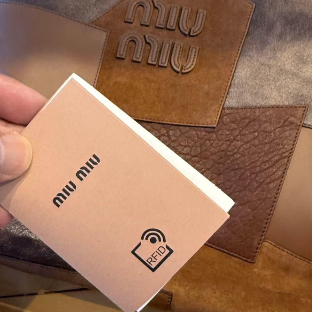 skymiu miu IVY TOTEレザートートバック