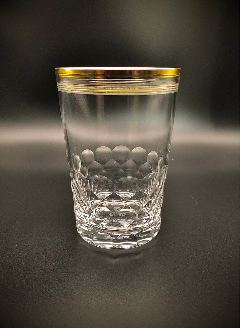 【H：11.5cm】オールドバカラ 金彩 ショニー