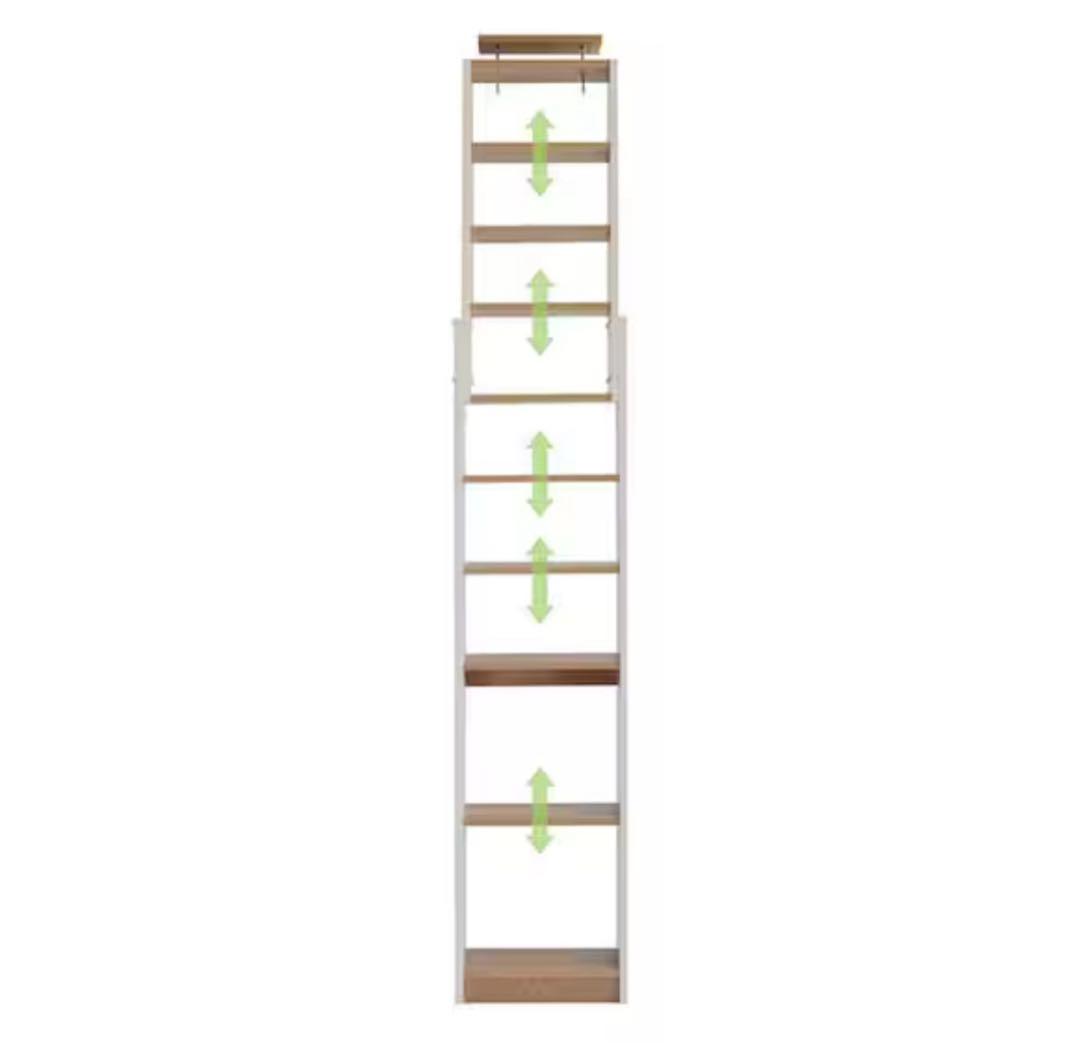 ニトリ　本棚　ブックシェルフ　壁面突っ張り式　幅45cm