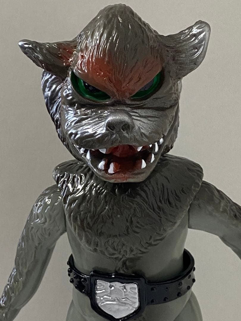 仮面ライダー/ソフビ/ユニファイブ/人形/レトロ/怪人/オオカミ男/フィギュア