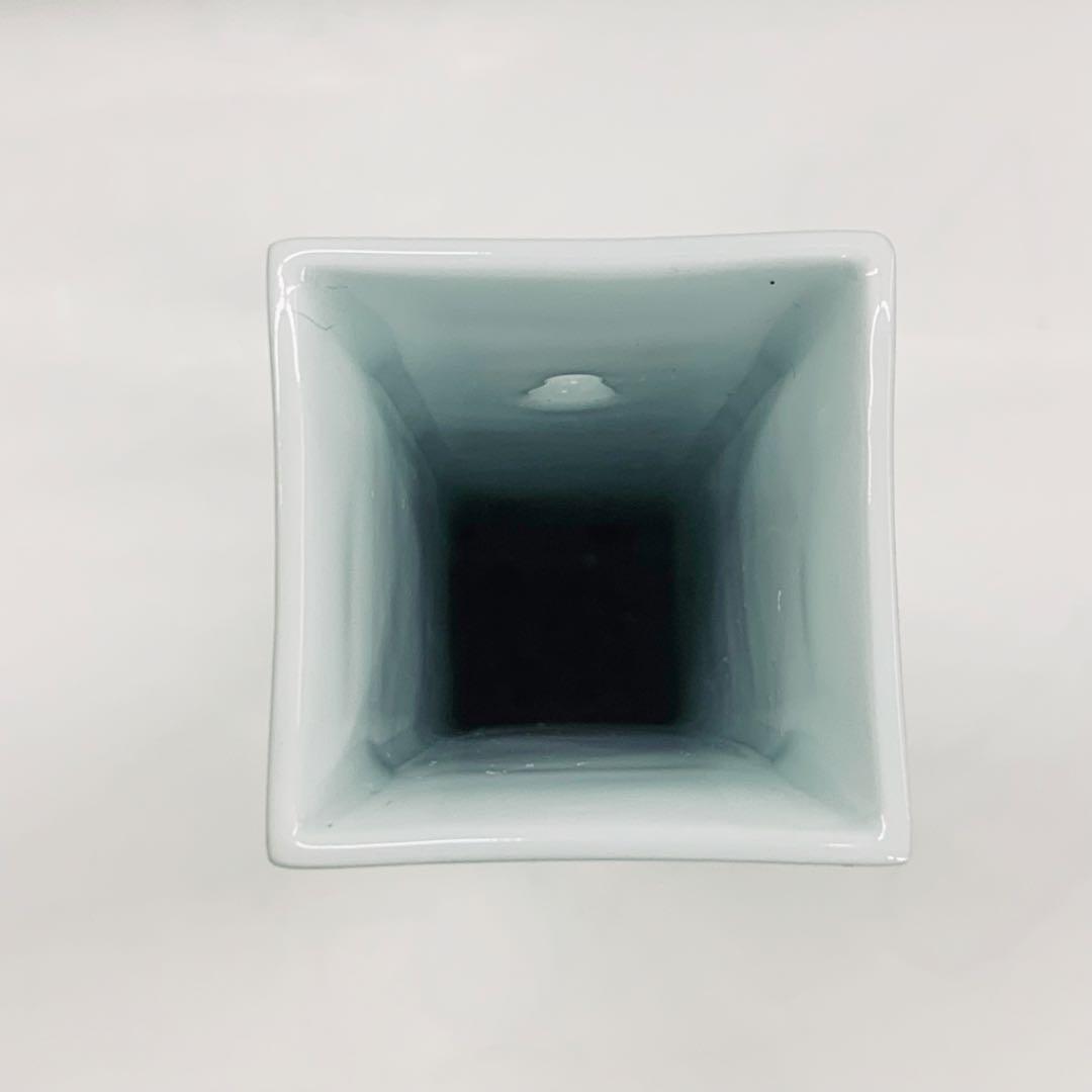 【花瓶　錦　杵形　水仙絵　小花生】二重渦福　柿右衛門　共箱