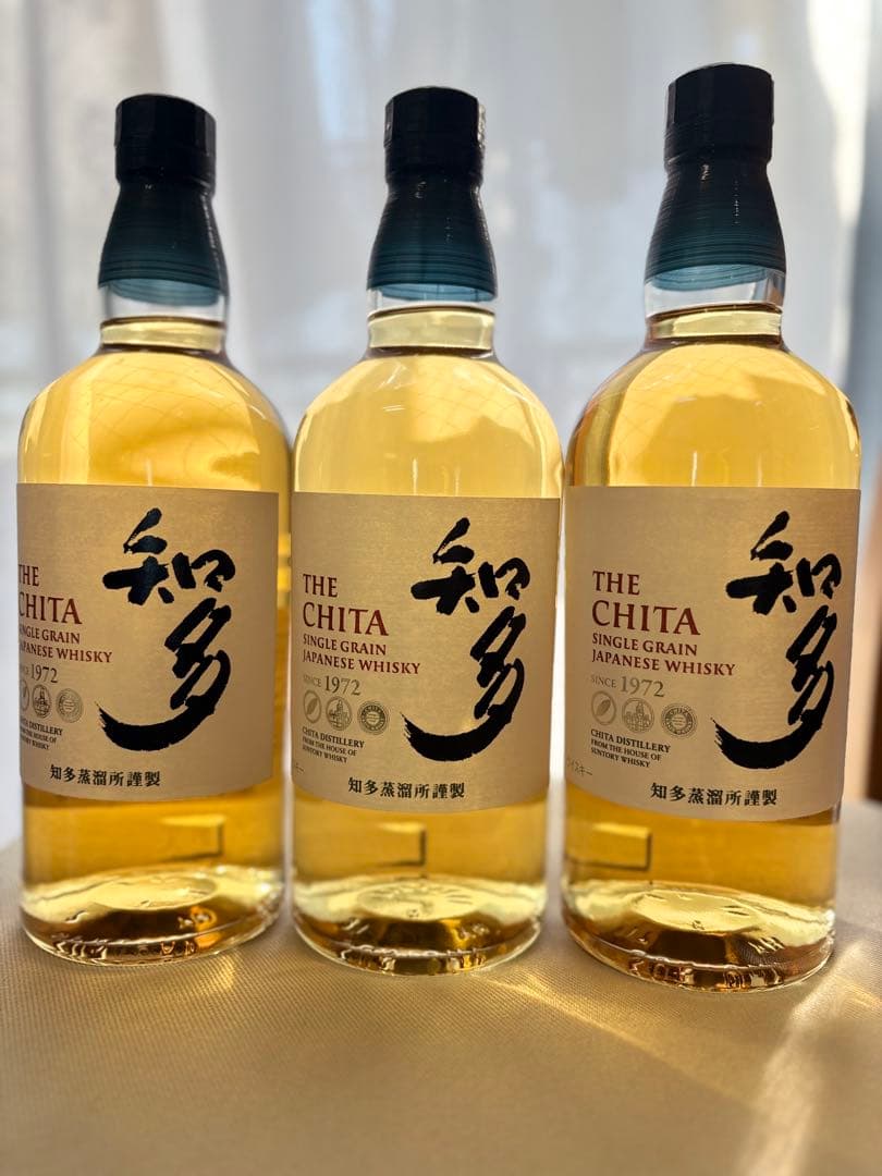 知多 シングルグレーンウイスキー 700ml ３本セット 新品未開封