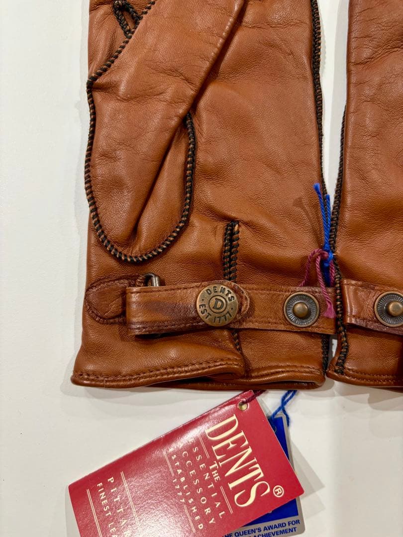 《新品・タグ付》Dents デンツ★手袋 レザー グローブ イギリス製 カシミア