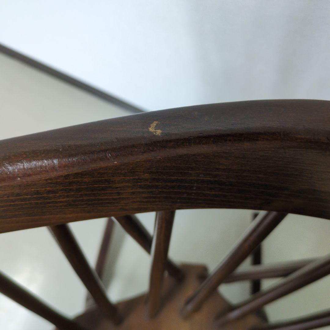 木製ロッキングチェア ダークブラウン