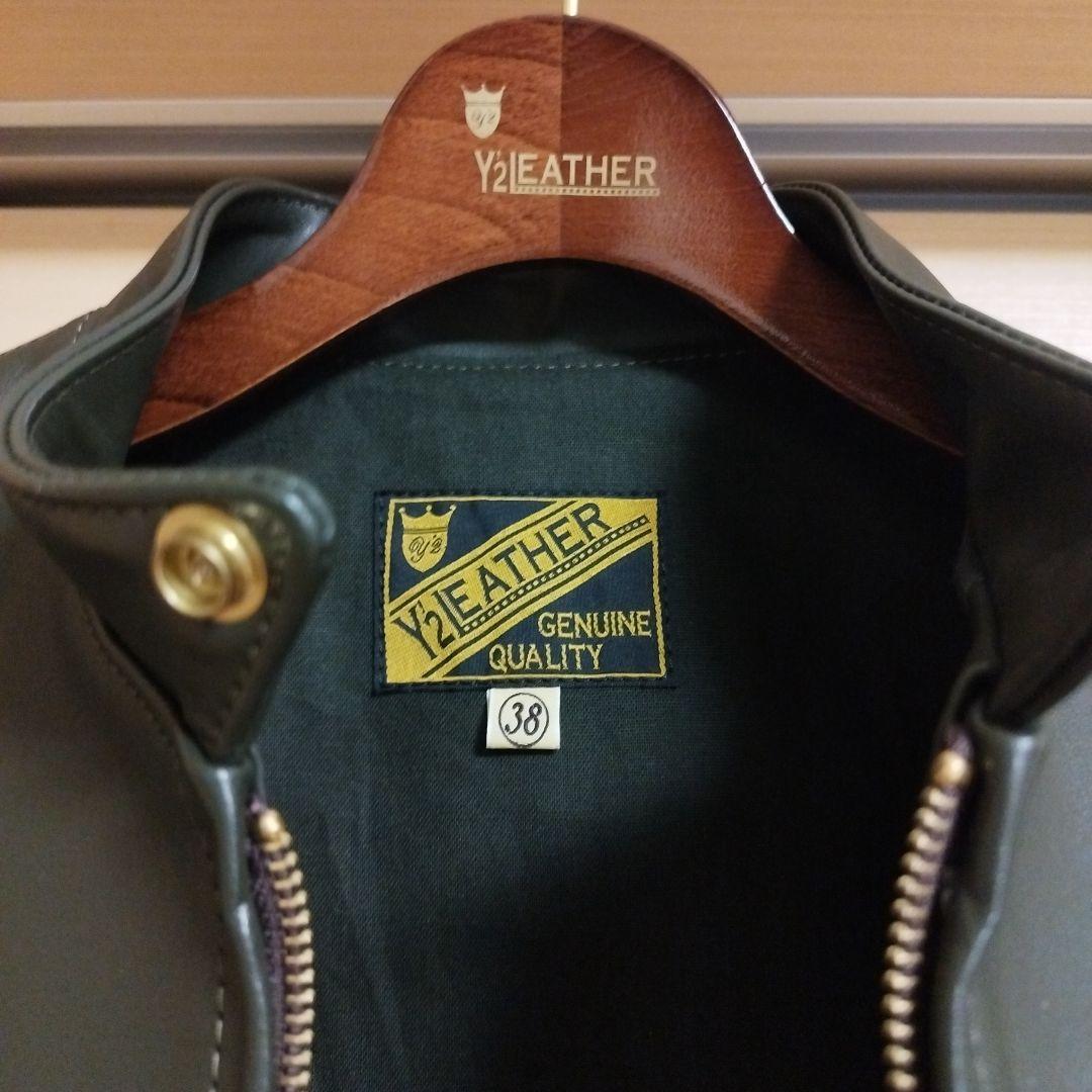 Y'2LEATHER シングルライダースジャケット