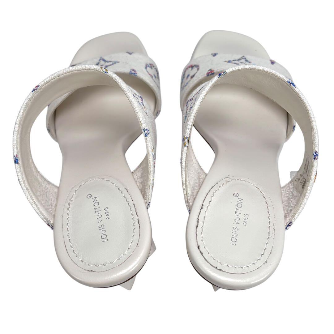 美品 LOUIS VUITTON シルエット ミュール モノグラム 37