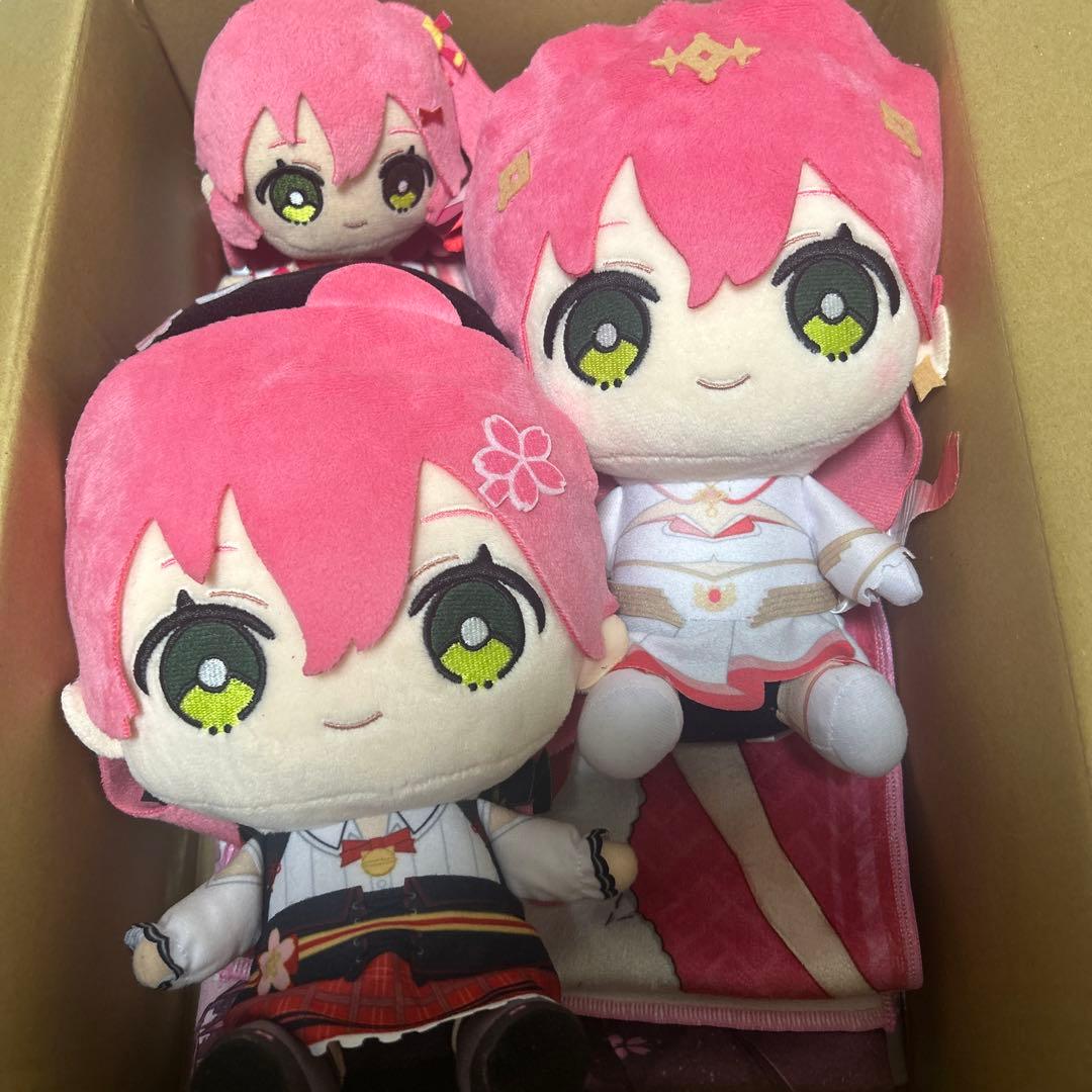 さくらみこ ホロライブ タオル ぬいぐるみ ホロツリ ホロウィッチ 極楽湯