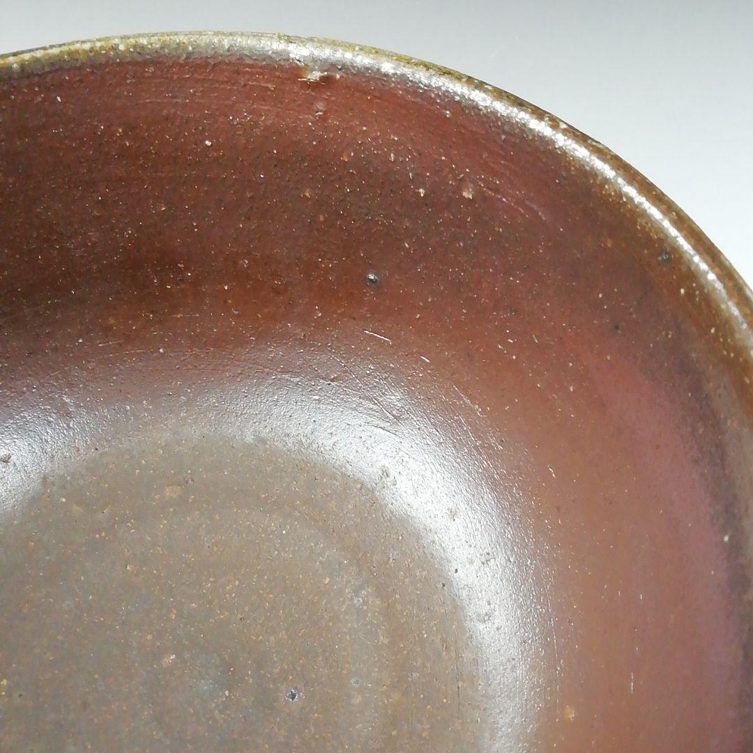 Ｔ２２４　茶碗　『備前焼』『山本宗秀造』　共箱　抹茶碗　茶道具