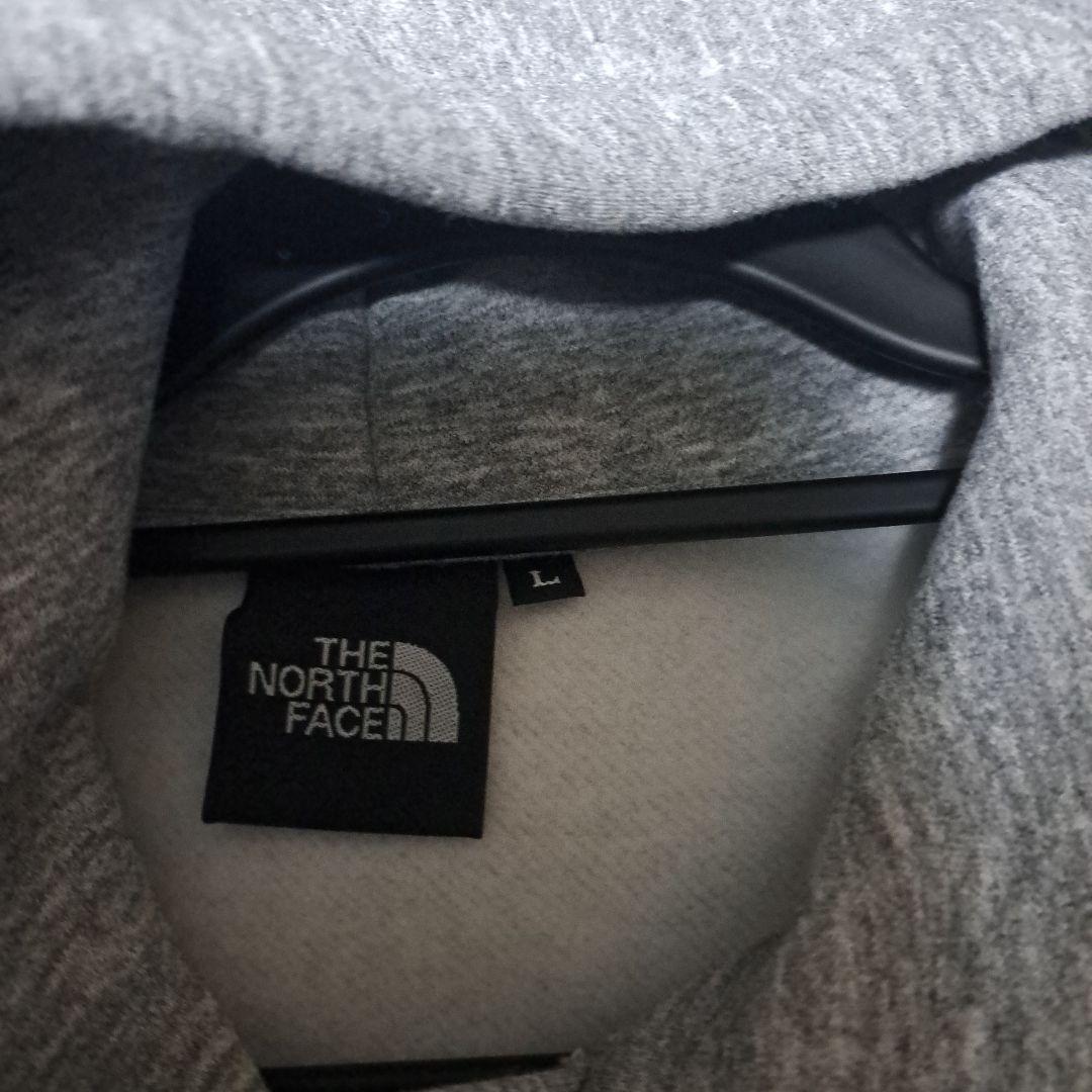 空*ん様 ノースフェイス　パーカー　グレー　 Ｌ　刺繍　THE NORTH FA