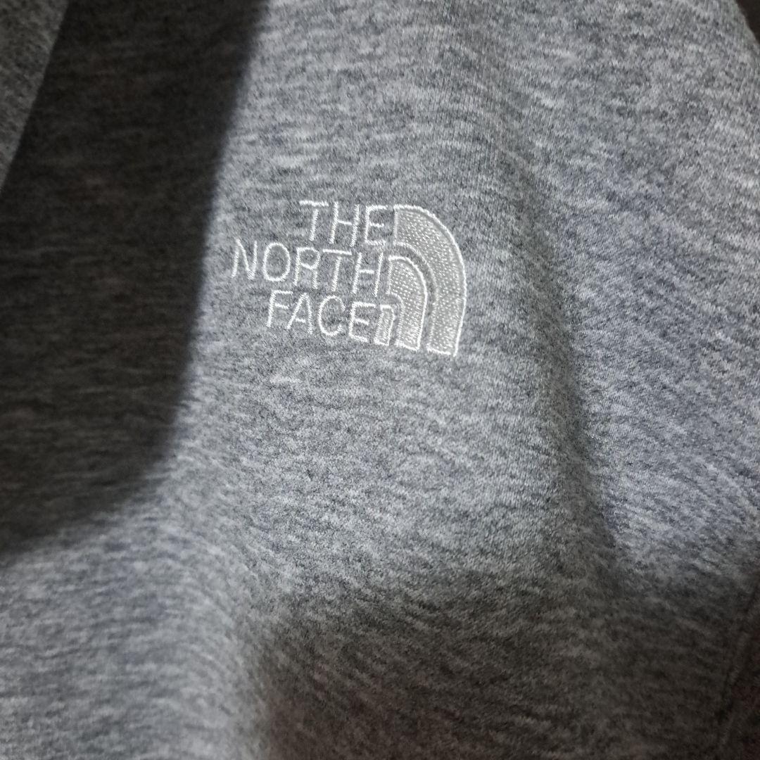 空*ん様 ノースフェイス　パーカー　グレー　 Ｌ　刺繍　THE NORTH FA