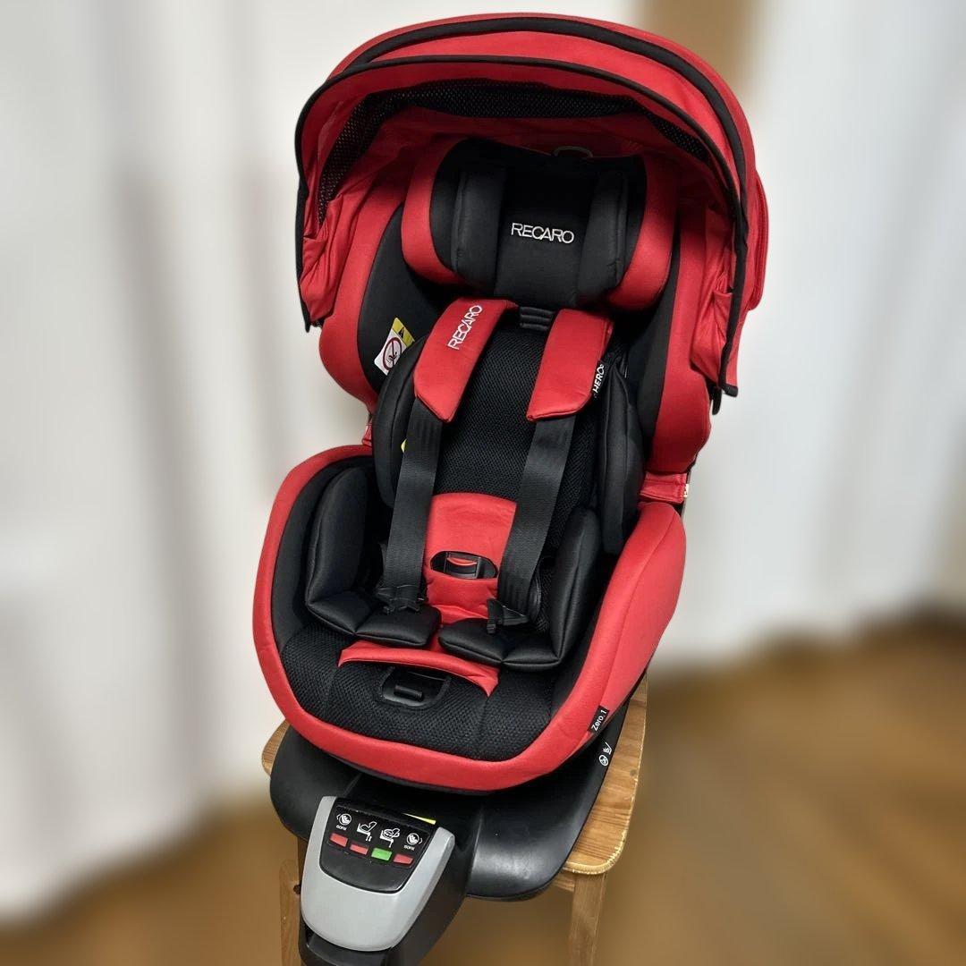 新生児OK レカロ　ゼロワン　チャイルドシート　ベビーサポートクッション付