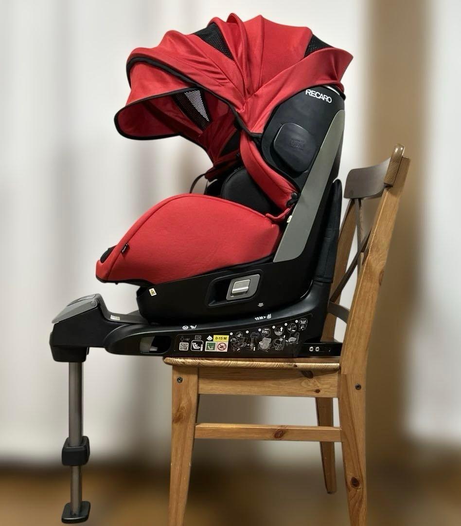 新生児OK レカロ　ゼロワン　チャイルドシート　ベビーサポートクッション付