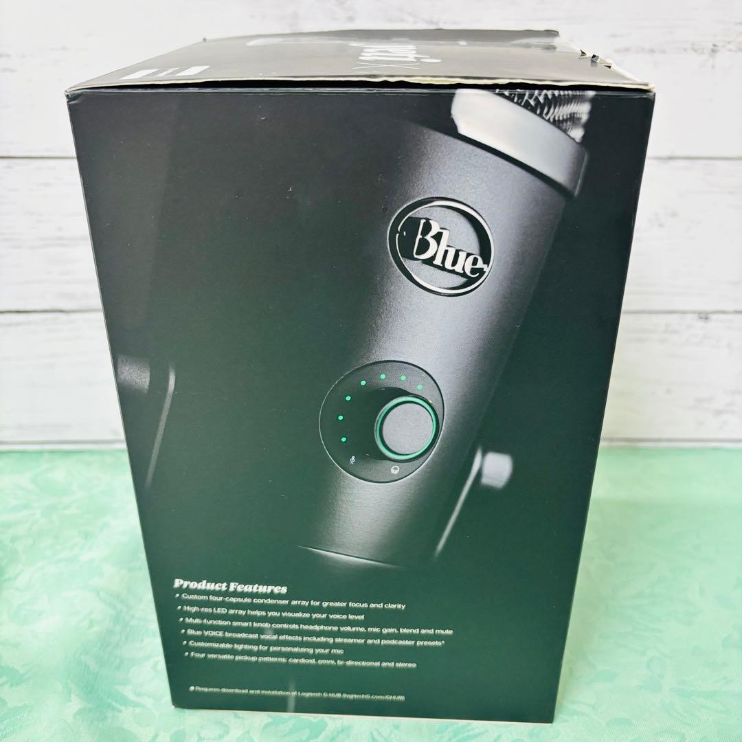 Blue Yetix フラグシップUSBコンデンサーマイク　専用箱付　ブラック
