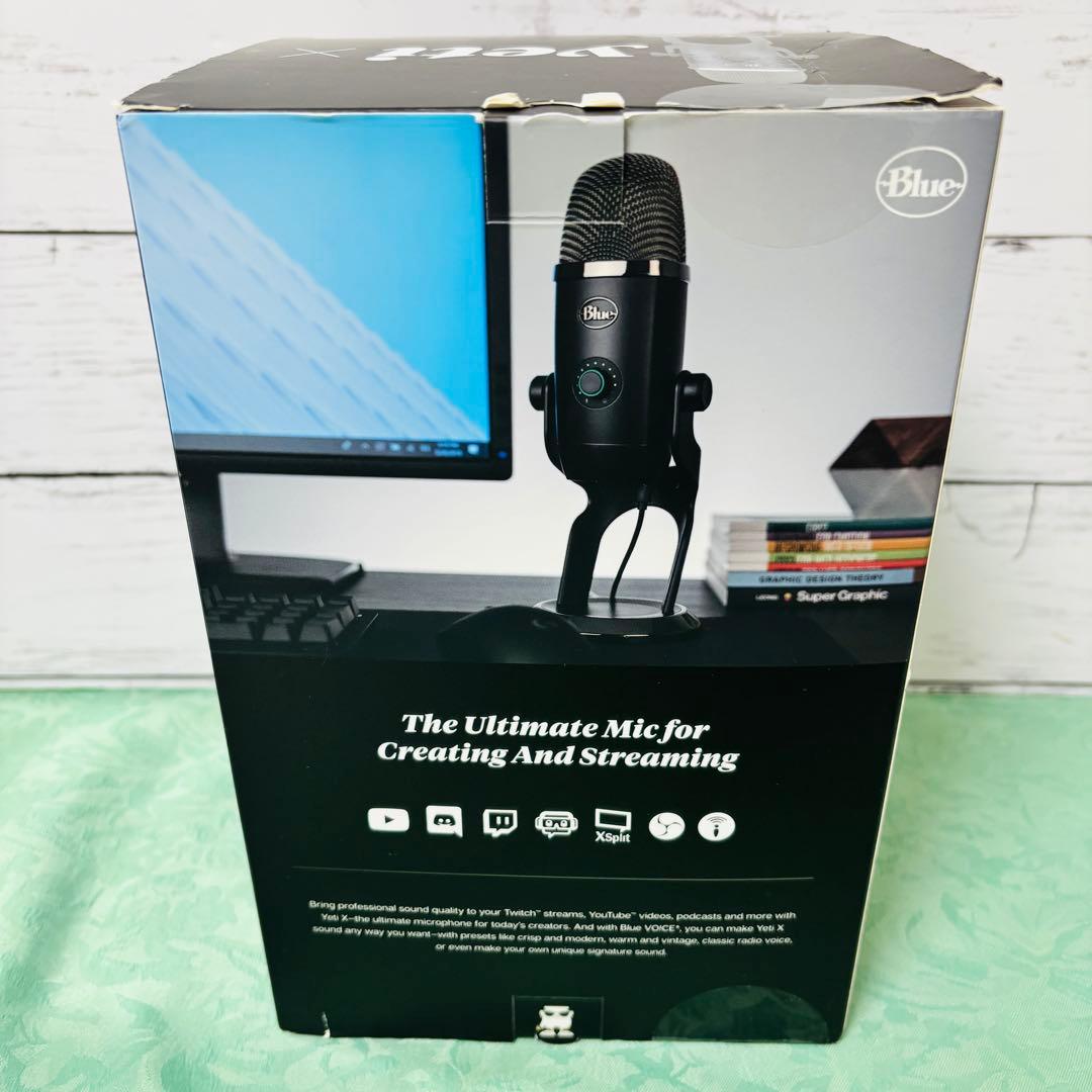 Blue Yetix フラグシップUSBコンデンサーマイク　専用箱付　ブラック
