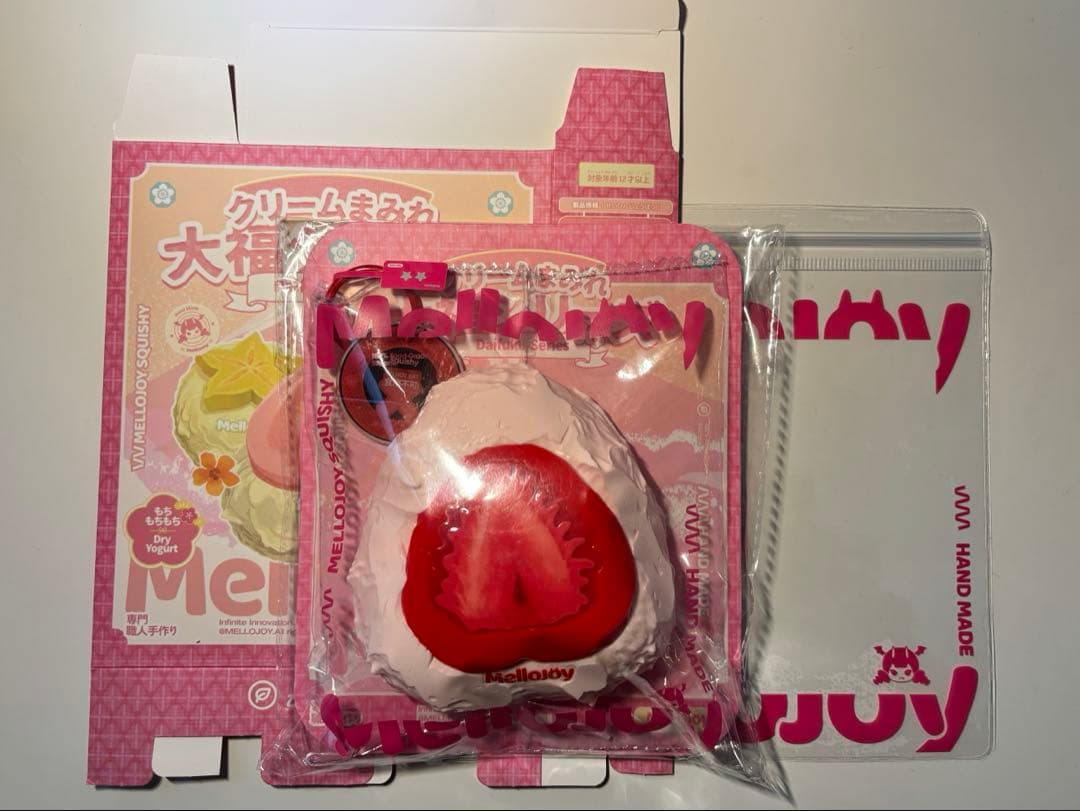 新品未開封 メロジョイ クリームまみれ大福 いちご レア