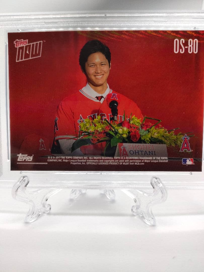 【入団会見】大谷翔平 2017 TOPPS NOW エンゼルス入団会見 PSA8