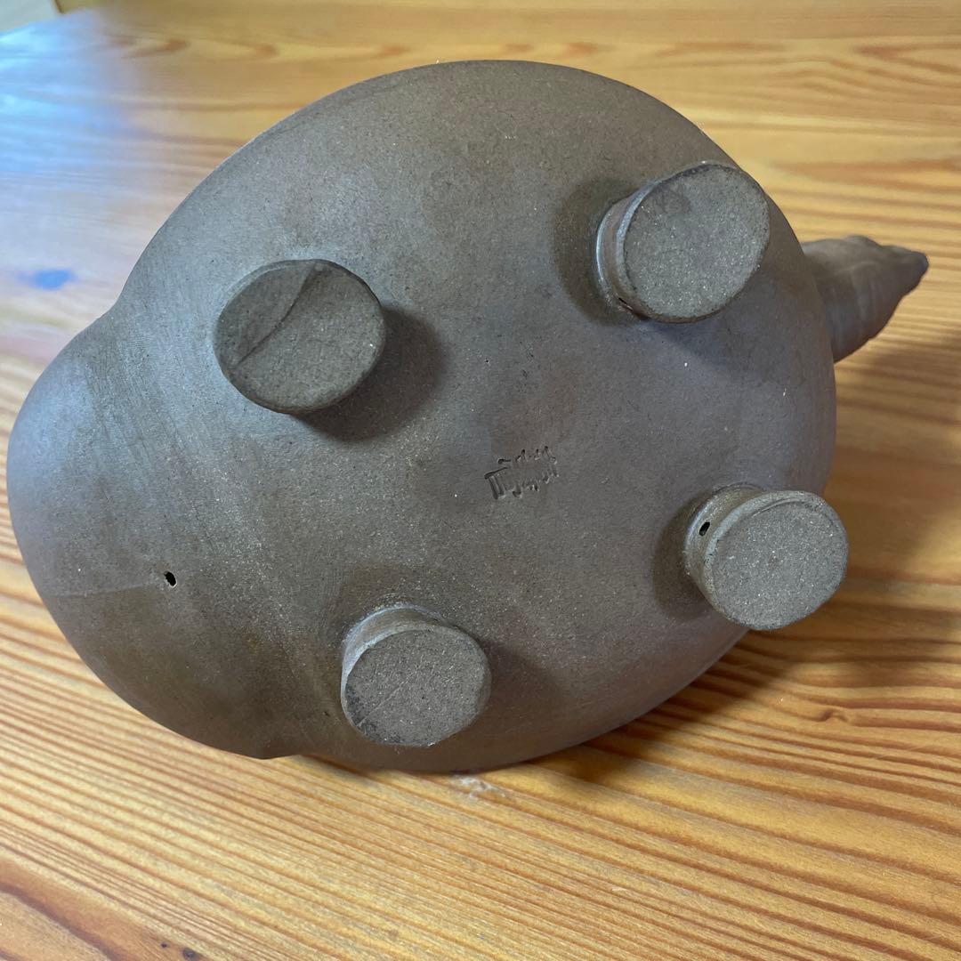 第14代　沈壽官　亀　酒器　茶器　急須　千代香