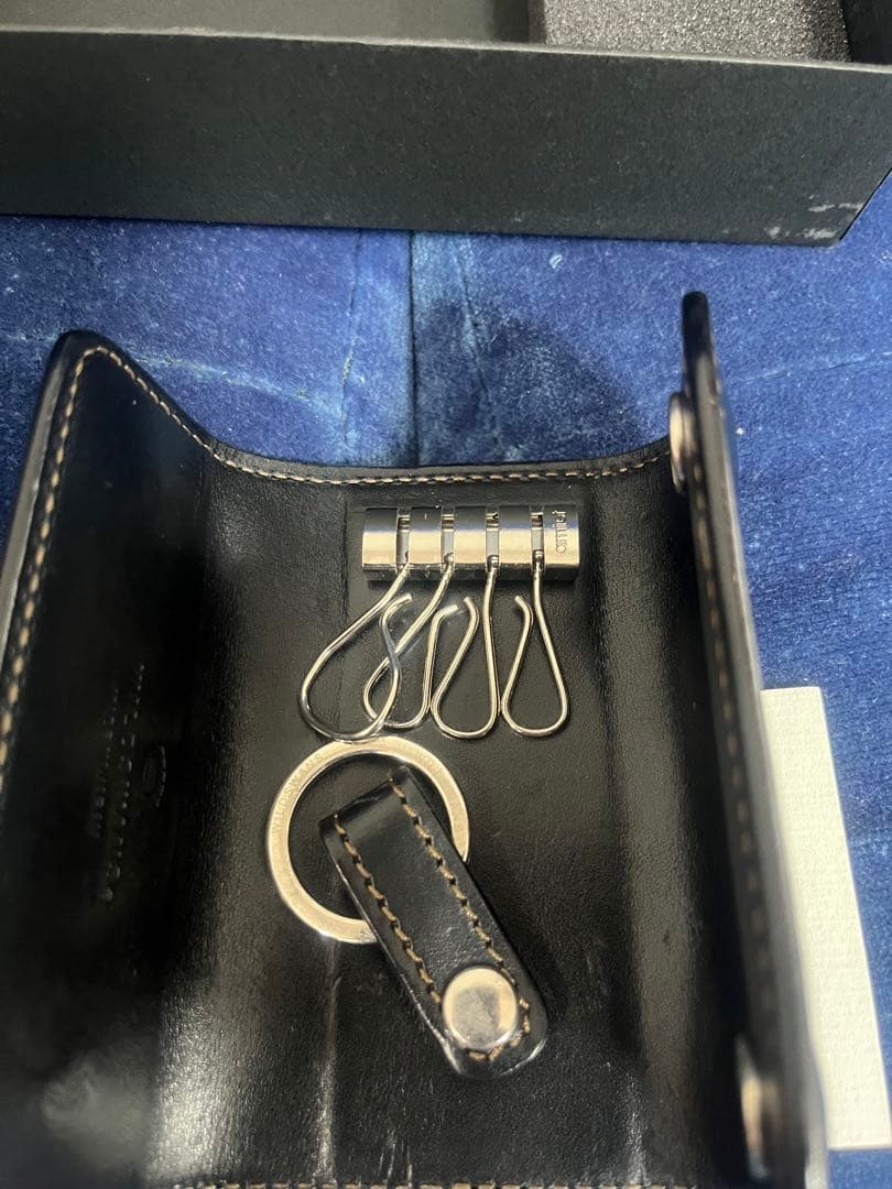 WILDSWANS ワイルドスワンズ　クリッパー　シェルコードバン　ネイビー