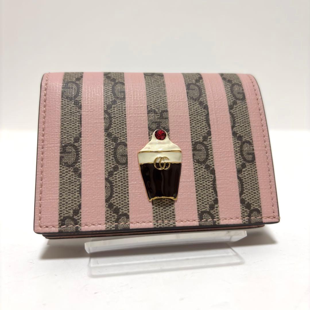 531箱付✨極美品✨GUCCI グッチ 折り財布 GGスプリーム アイスクリーム