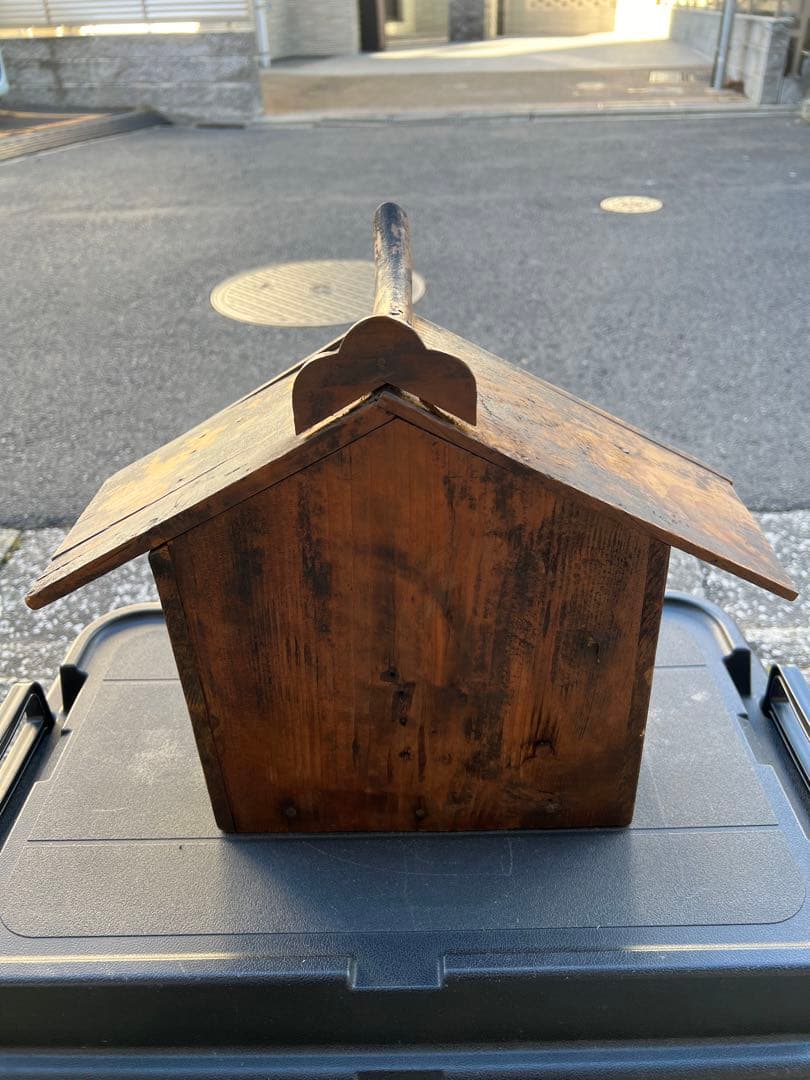 厨子 神棚 木製 時代物 民間信仰 神道 呪物 古物 古道具 古美術 骨董 民藝