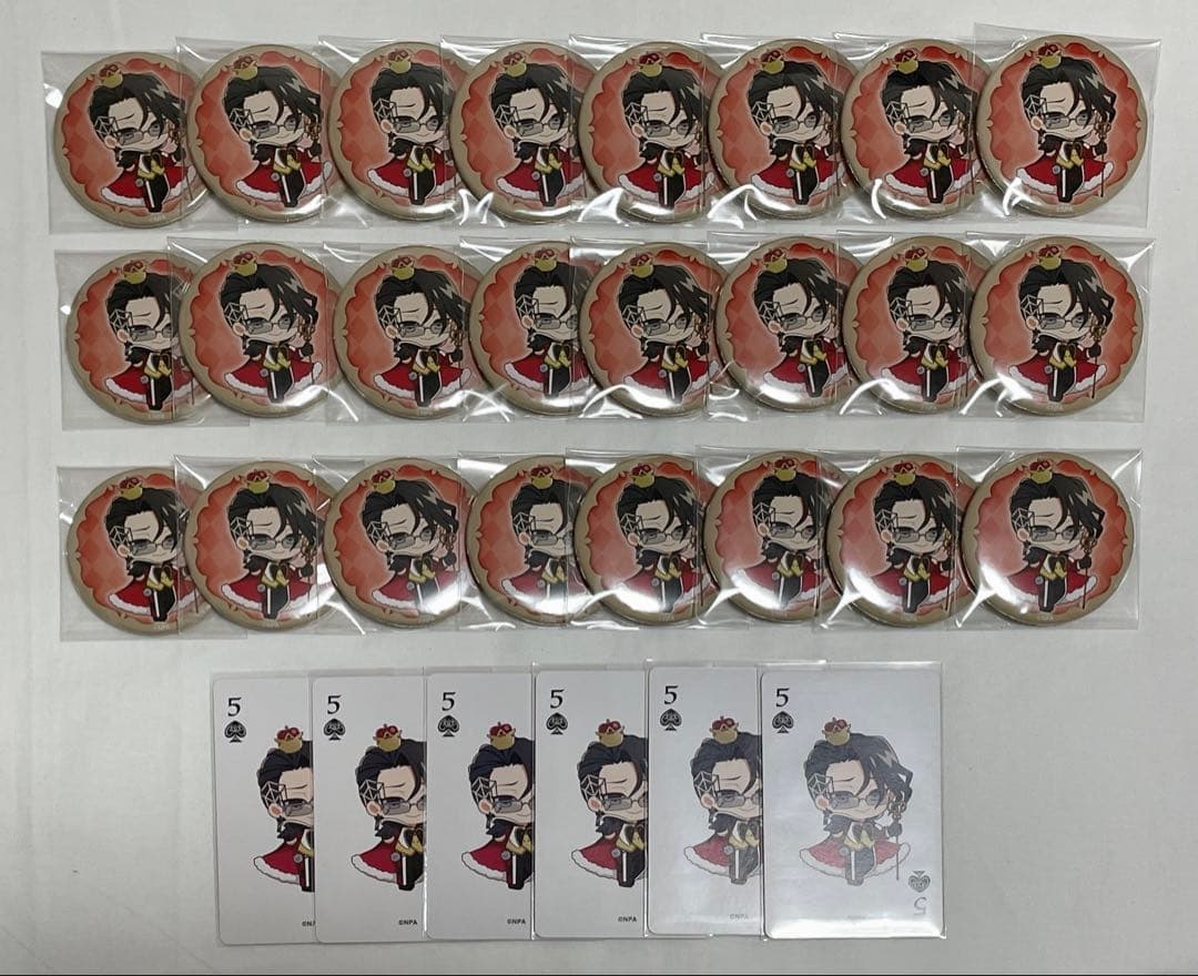 コンパス スイパラ 糸廻輪廻 缶バッジ トランプ