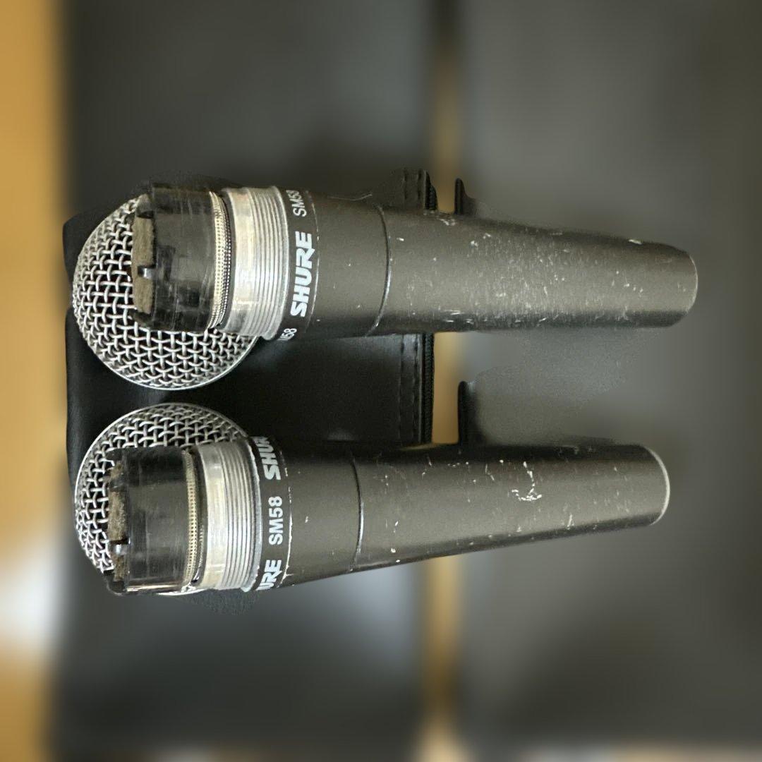 SHURE　SM58 2本セット　メキシコ製　音出しOK 中古