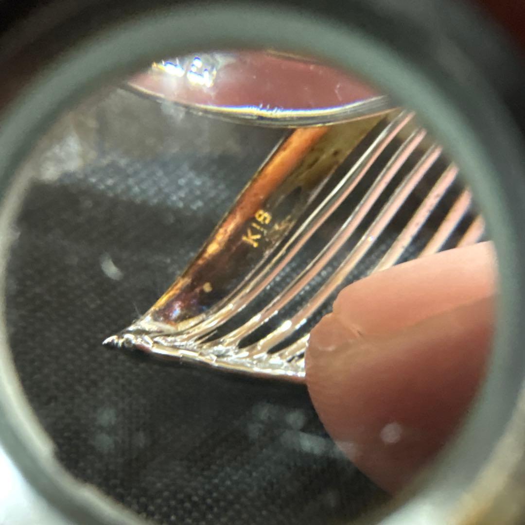 アコヤ真珠 ブローチ SILVER K18