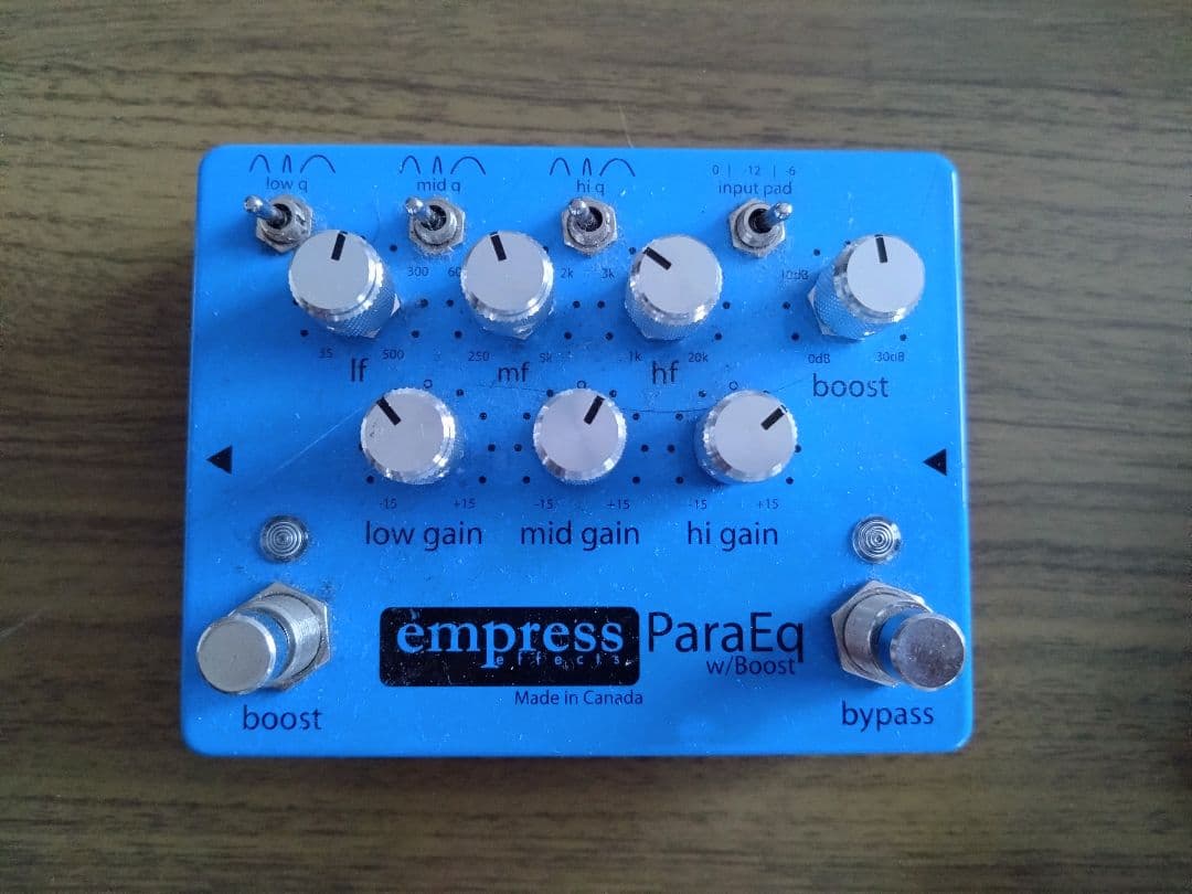 ギター empress ParaEq w/boost